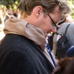 Foreign correspondents: the keffiyeh is out.